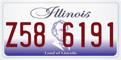 IL license plate Z586191