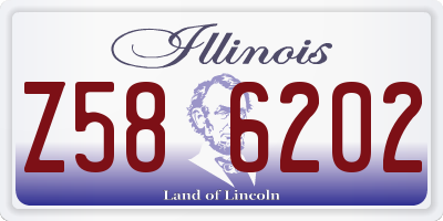 IL license plate Z586202