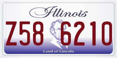 IL license plate Z586210