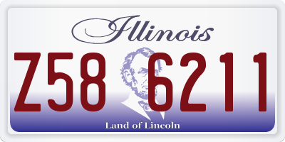 IL license plate Z586211