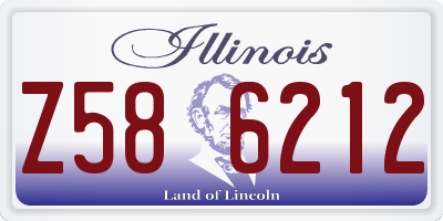 IL license plate Z586212