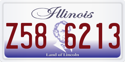 IL license plate Z586213
