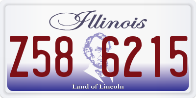 IL license plate Z586215