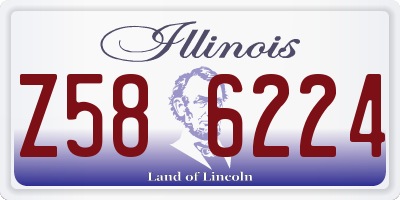 IL license plate Z586224