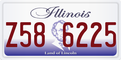 IL license plate Z586225
