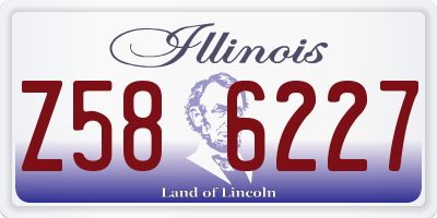 IL license plate Z586227