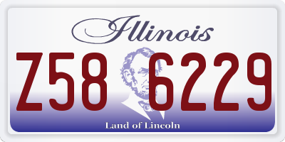 IL license plate Z586229