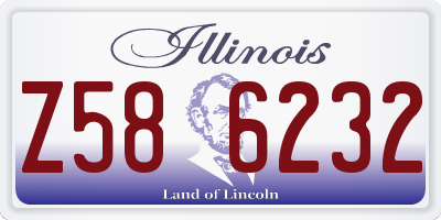 IL license plate Z586232