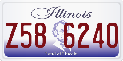 IL license plate Z586240