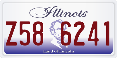 IL license plate Z586241