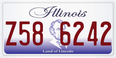 IL license plate Z586242