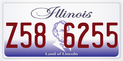 IL license plate Z586255