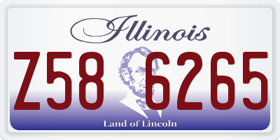 IL license plate Z586265