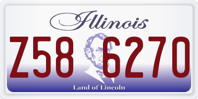 IL license plate Z586270