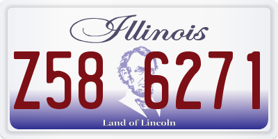 IL license plate Z586271