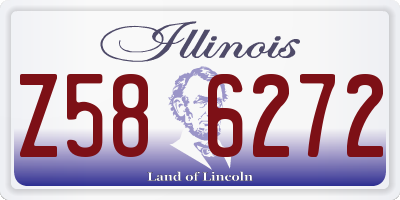 IL license plate Z586272