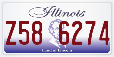 IL license plate Z586274