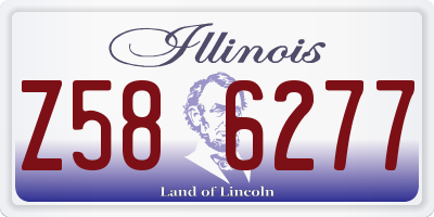 IL license plate Z586277