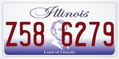 IL license plate Z586279