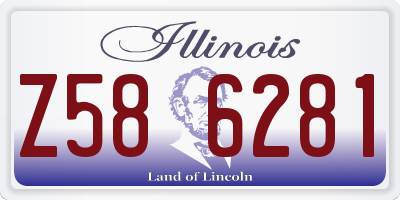 IL license plate Z586281