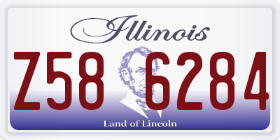 IL license plate Z586284