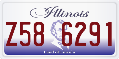 IL license plate Z586291