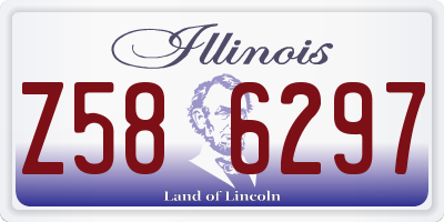 IL license plate Z586297