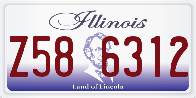 IL license plate Z586312