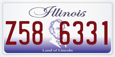 IL license plate Z586331