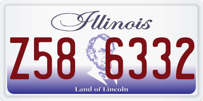 IL license plate Z586332