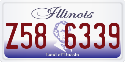 IL license plate Z586339