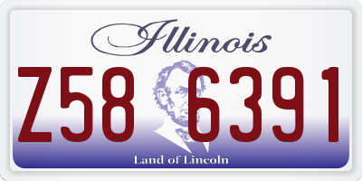IL license plate Z586391