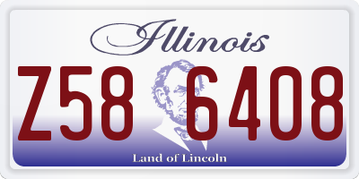 IL license plate Z586408