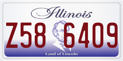 IL license plate Z586409