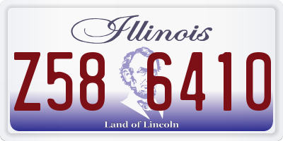 IL license plate Z586410