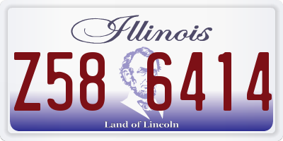 IL license plate Z586414