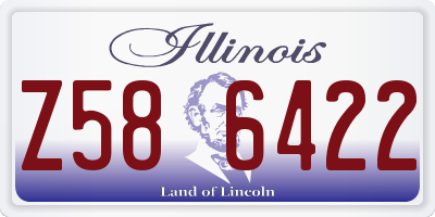 IL license plate Z586422