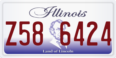 IL license plate Z586424