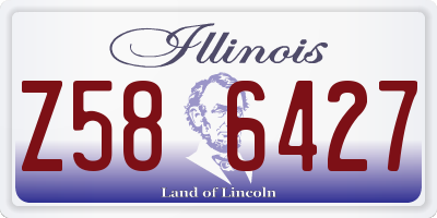 IL license plate Z586427