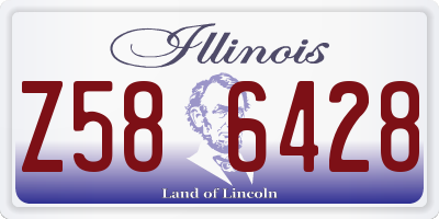 IL license plate Z586428
