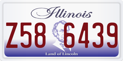 IL license plate Z586439