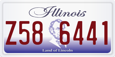 IL license plate Z586441