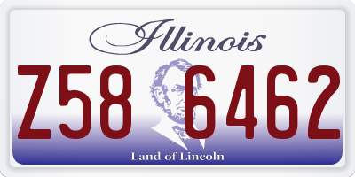 IL license plate Z586462
