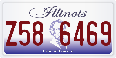 IL license plate Z586469