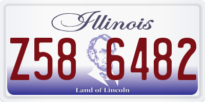 IL license plate Z586482