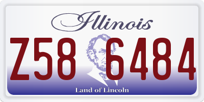 IL license plate Z586484