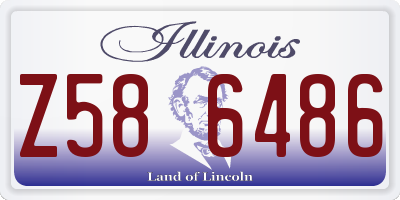 IL license plate Z586486