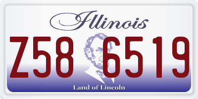 IL license plate Z586519