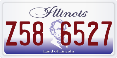 IL license plate Z586527