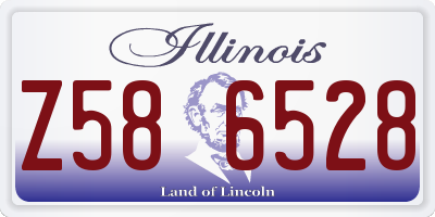 IL license plate Z586528